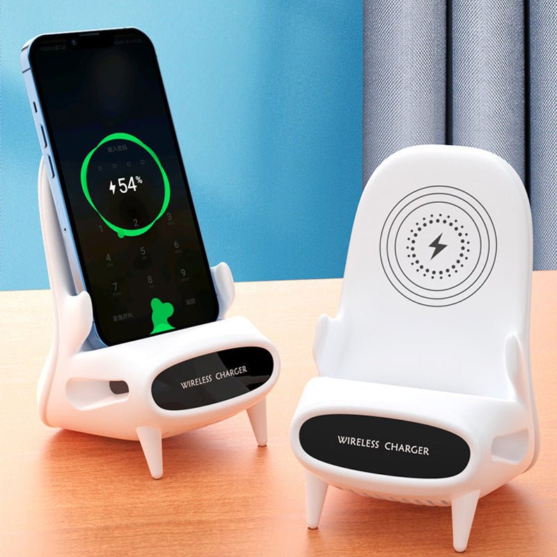 Mini Chair Wireless Charger & Phone Stand